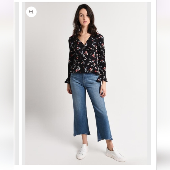 Tanya Taylor 100%Silk Floral Clusters Clio Top - Picture 5 of 11